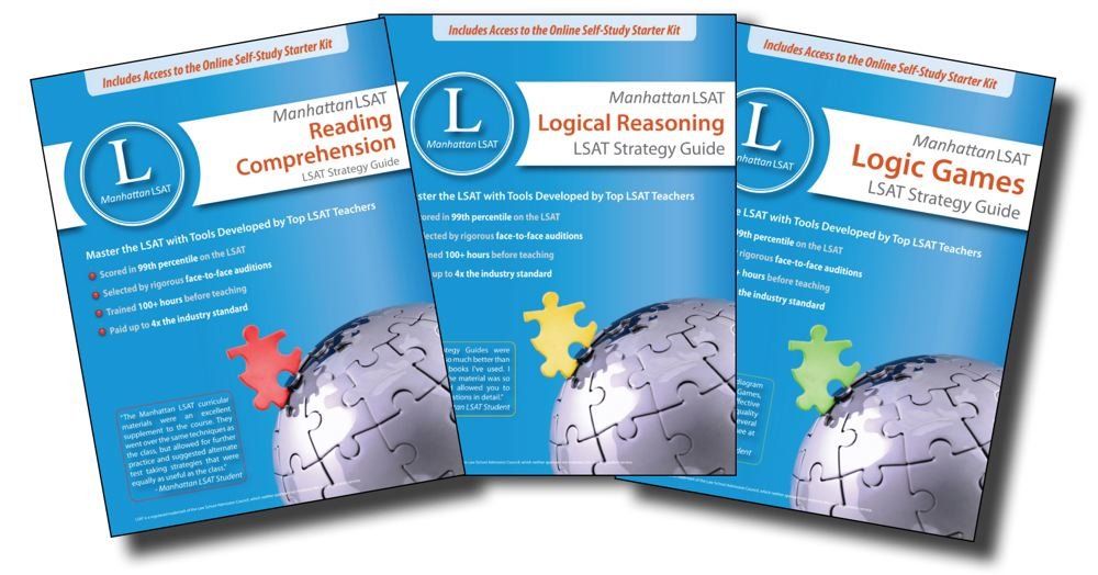 Manhattan LSAT Set of 3 Strategy Guides cover image