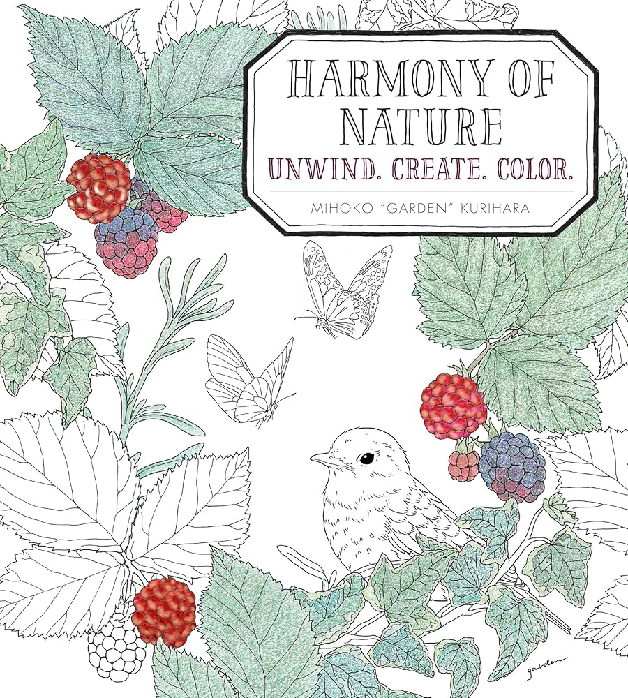 Harmony of Nature: Unwind. Create. Color. cover image