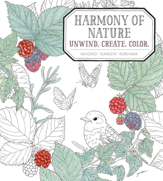 Harmony of Nature: Unwind. Create. Color. cover image