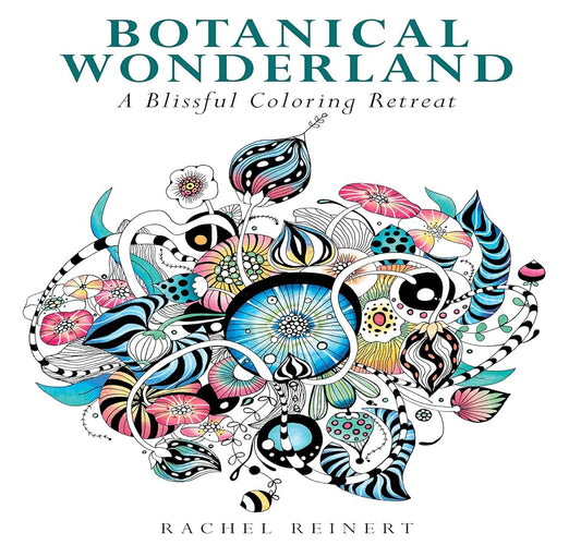 Botanical Wonderland: A Blissful Coloring Retreat – Calming Coloring Book of Cactus, Succulents, Coral, and Flowers for Adults (Coloring Wonderland) cover image
