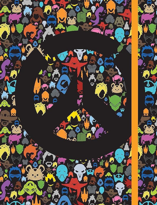 Overwatch: All Over Character Icon Notebook cover image