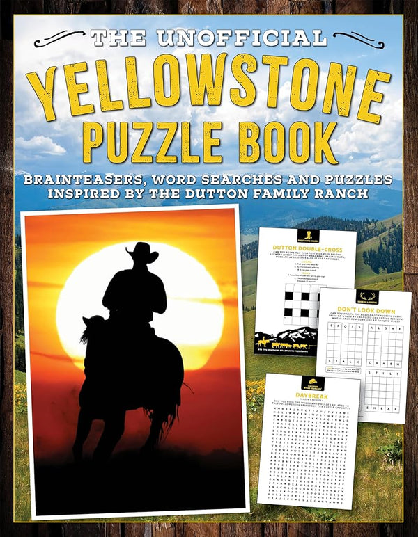 The Unofficial Yellowstone Puzzle Book: Brainteasers, word searches and puzzles inspired by the Dutton Family Ranch cover image