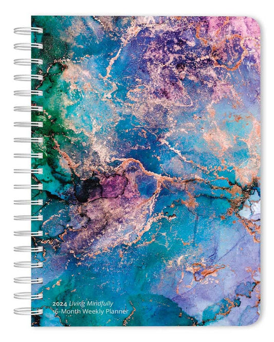 Big Ambitions | 2024 6.9 x 9.8 Inch Weekly Karma Planner | Thicker and Bigger than Average Planner | Brush Dance | Artwork Motivation Inspiration cover image