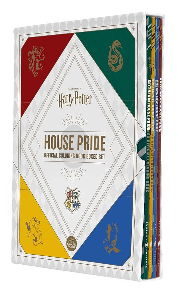 Harry Potter House Pride: Official Coloring Book Boxed Set cover image
