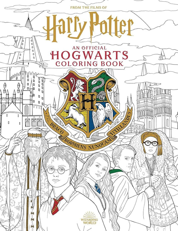 Harry Potter: An Official Hogwarts Coloring Book cover image
