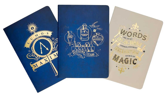 Harry Potter: Spells and Potions Planner Notebook Collection (Set of 3): (Harry Potter School Planner School, Harry Potter Gift, Harry Potter Stationery, Undated Planner) cover image