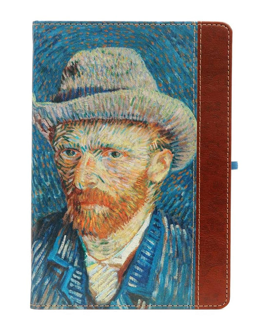 Van Gogh Self-Portrait with Grey Felt Hat Journal cover image