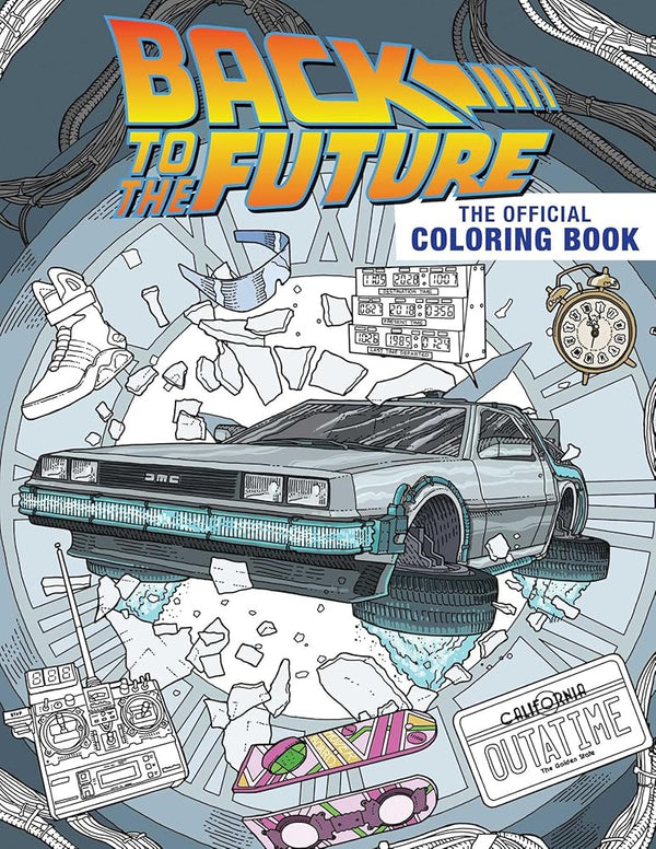Back to the Future: The Official Coloring Book cover image