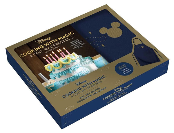 Disney: Cooking With Magic: A Century of Recipes Gift Set: Inspired by Decades of Disney's Animated Films from Steamboat Willie to Wish | Plus Exclusive Apron cover image