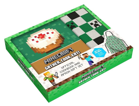 Minecraft: The Official Cookbook and Apron Gift Set: Plus Exclusive Apron cover image