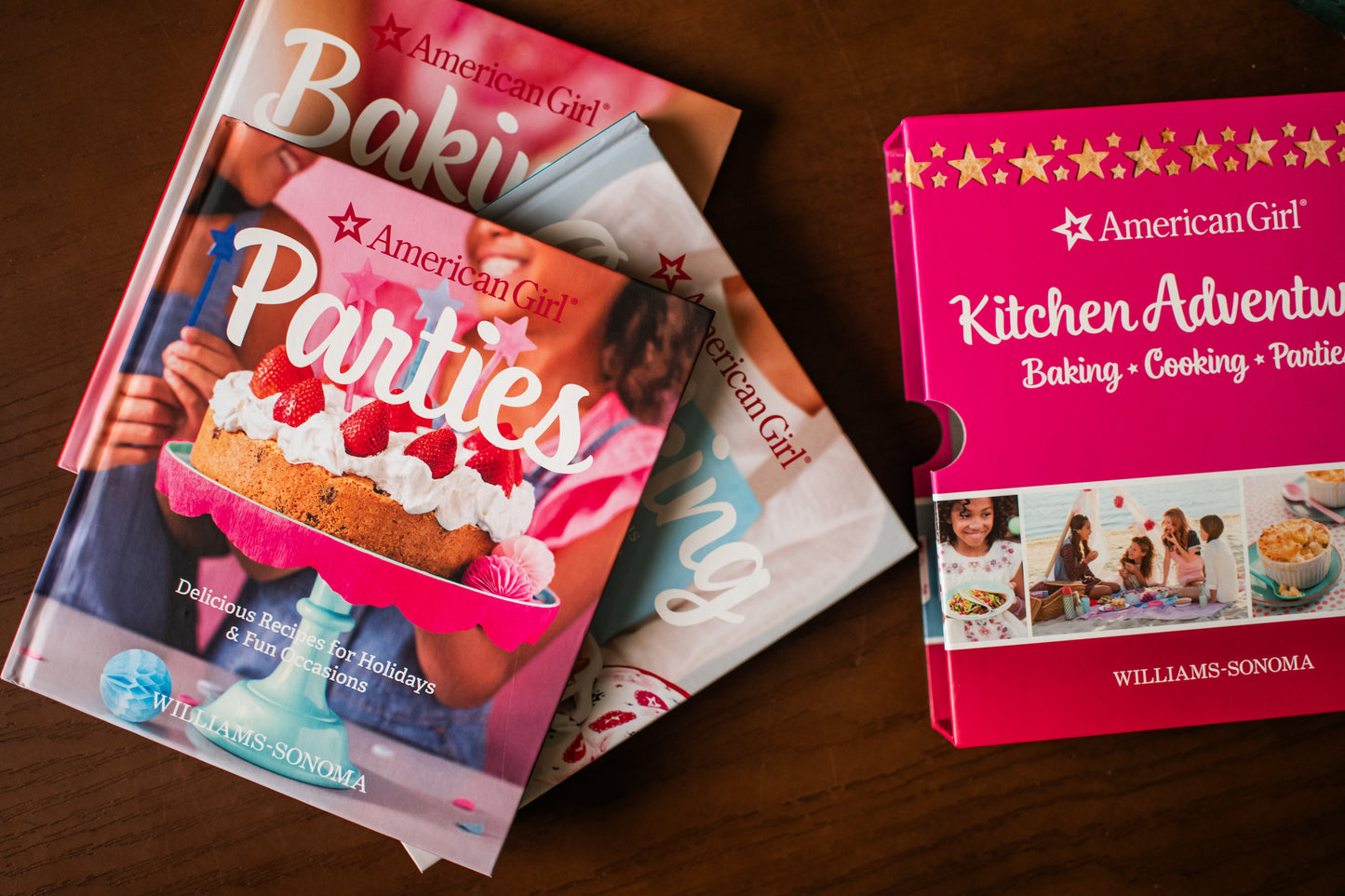 American Girl 3 Hardcover Book Box Set (Baking, Cooking, Party)