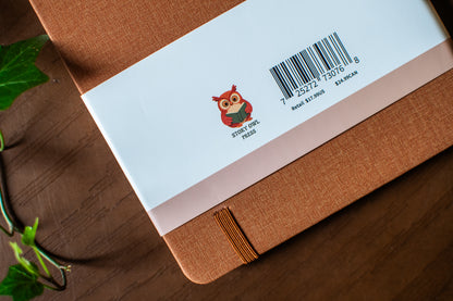 Rust Harcover Linen Journal