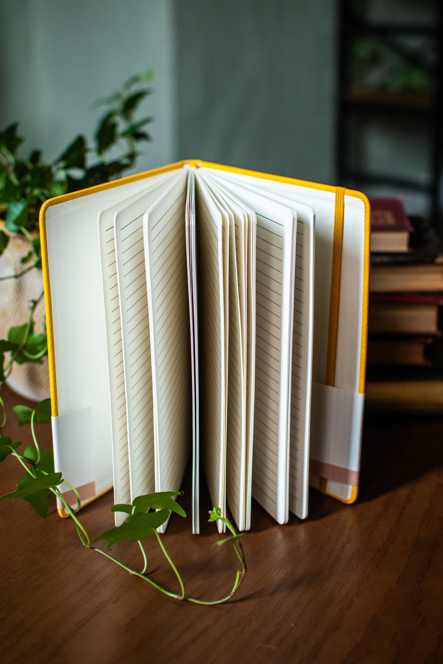 Yellow Hardcover Linen Journal