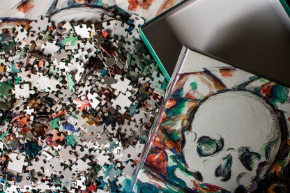 1000-Piece Puzzle: Paul Cezanne, Skull on a Curtain