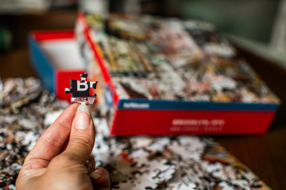 Brooklyn, NY 1000-Piece Puzzle in a 2 Piece Box with Inner Poster Guide