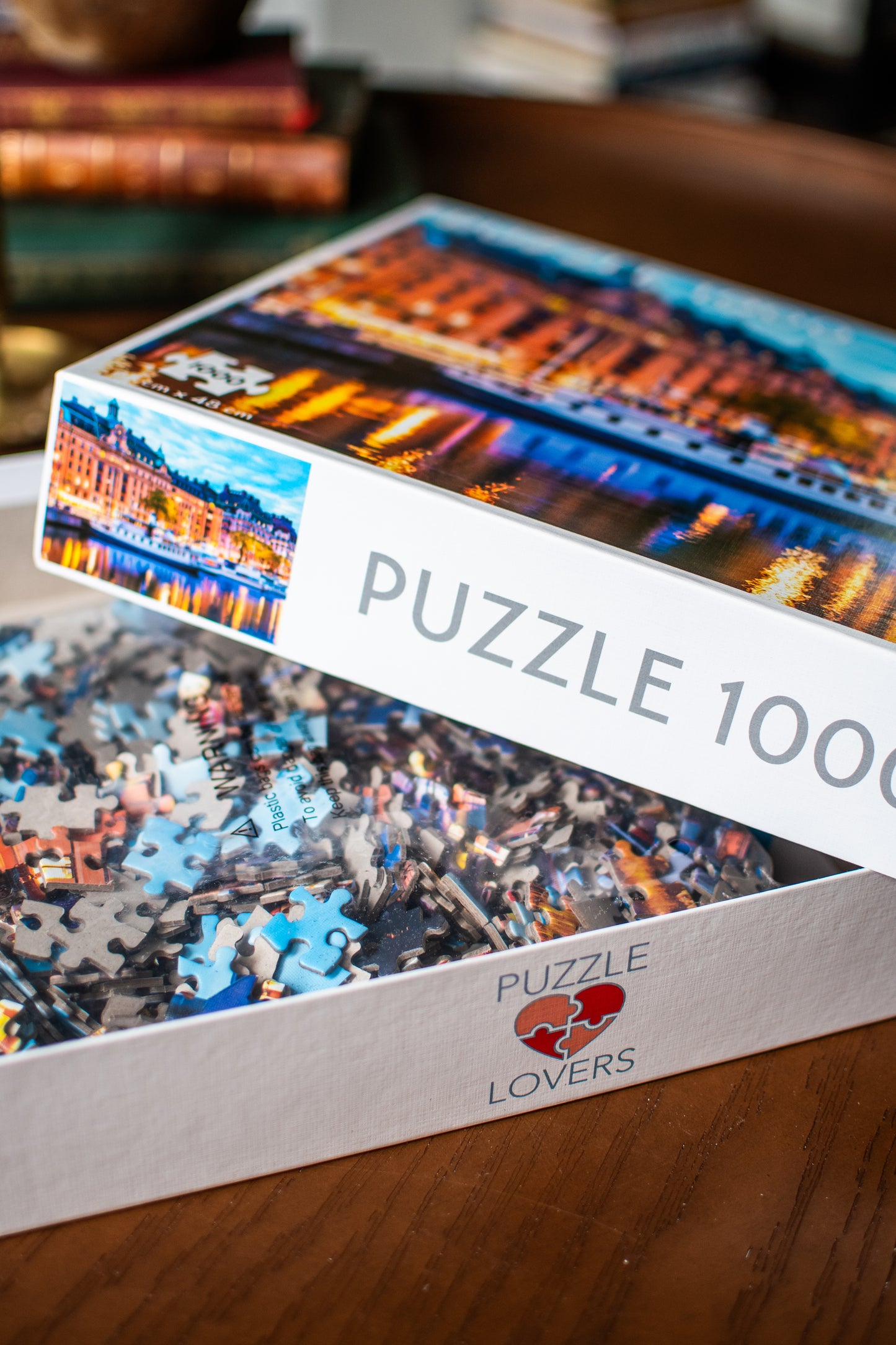 🌆🧩✨ Stockholm Harbor 1,000-Piece Jigsaw Puzzle