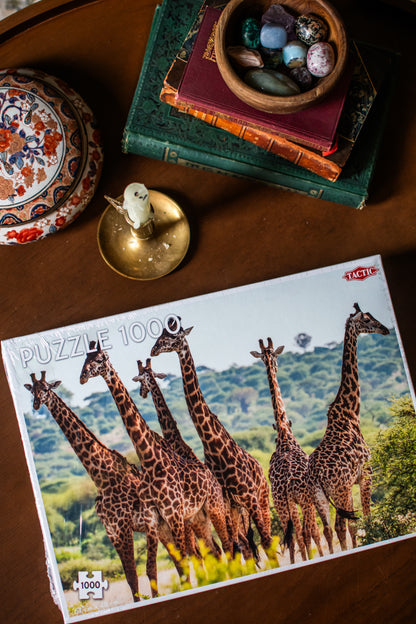 Giraffe Family 1,000-Piece Jigsaw Puzzle