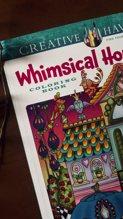 Creative Haven Whimsical Houses Coloring Book (Adult Coloring Books: Art & Design)