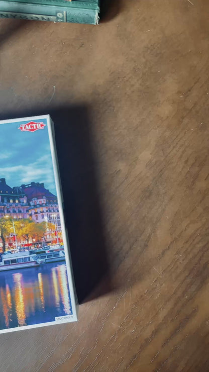🌆🧩✨ Stockholm Harbor 1,000-Piece Jigsaw Puzzle