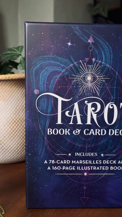 Tarot Book & Card Deck: Includes a 78-Card Marseilles Deck and a 160-Page Illustrated Book (Sirius Oracle Kits)