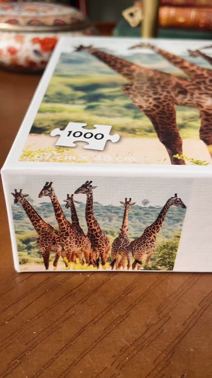 Giraffe Family 1,000-Piece Jigsaw Puzzle