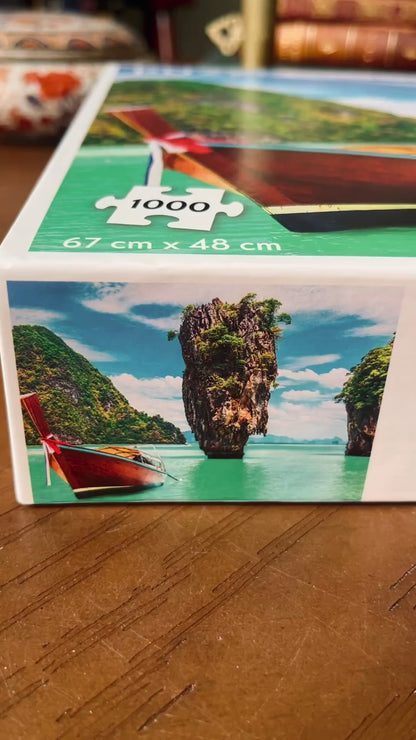1000 Piece Exotic Beach Jigsaw Puzzle